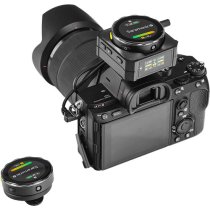 Blink Me 2-Person Clip-On Wireless Microphone System with Touchscreens & Recording