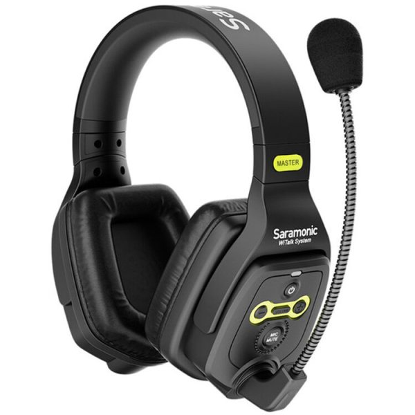 WiTalk-DMH Full-Duplex Wireless Intercom Dual-Ear Master Headset (1.9 GHz)