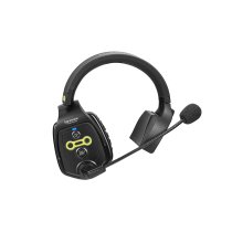 4-Person Full-Duplex Wireless Intercom System with Single-Ear Headsets (1.9 GHz)