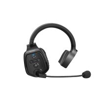 4-Person Full-Duplex Wireless Intercom System with Single-Ear Headsets (1.9 GHz)