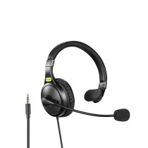 6-Person Full-Duplex Wireless Intercom System with Dual-Ear Remote Headsets (1.9 GHz)