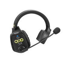 8-Person Full-Duplex Wireless Intercom System with Single-Ear Remote Headsets (1.9 GHz)