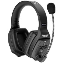 9-Person Full-Duplex Wireless Intercom System with Dual-Ear Remote Headsets (1.9 GHz)