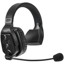9-Person Full-Duplex Wireless Intercom System with Single-Ear Remote Headsets (1.9 GHz)
