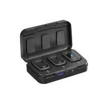 2.4G Dual Channel Wireless Microphone With Built-in Recorder