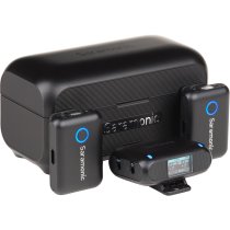 2-Person Wireless Clip-On Microphone System for Cameras and Mobile Devices (2.4 GHz)