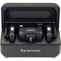 2-Person Wireless Clip-On Microphone System for Cameras and Mobile Devices (2.4 GHz)