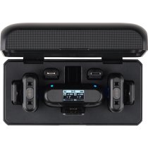2-Person Wireless Clip-On Microphone System for Cameras and Mobile Devices (2.4 GHz)