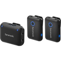 2-Person Wireless Clip-On Microphone System for Cameras and Mobile Devices (2.4 GHz)