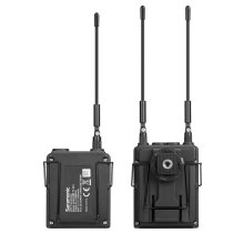 UHF LAV Mic System with Dual Cam-Mount Micro Receiver and Micro Transmitter