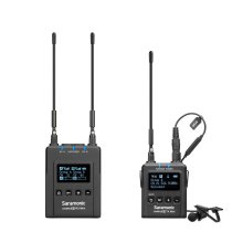 UHF LAV Mic System with Dual Cam-Mount Micro Receiver and Micro Transmitter