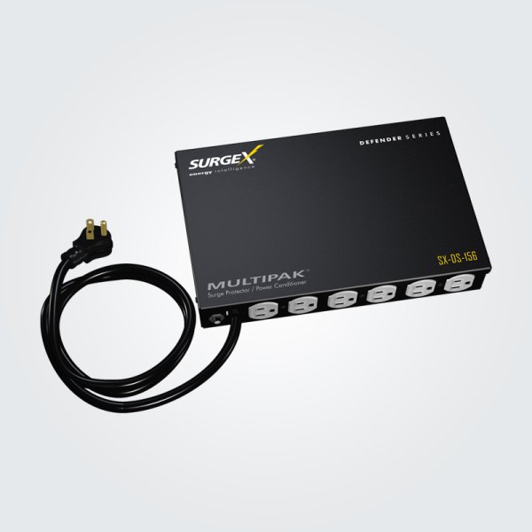 Defender Series MultiPak 6-outlet Surge Protector / Power Conditioner