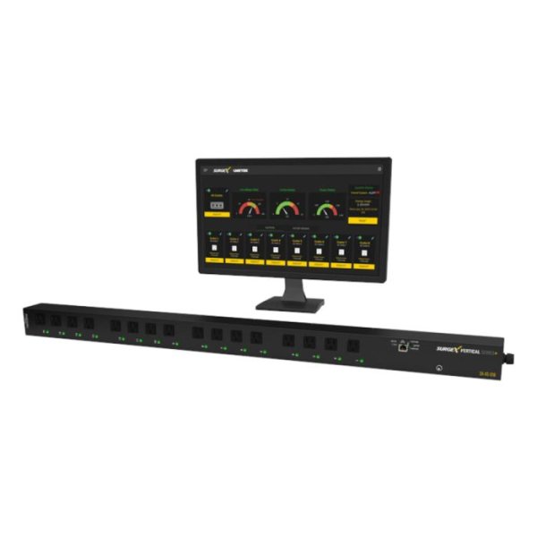 SX-VS-1216 - 12A 16 Outlet Vertical Series+ Smart PDU