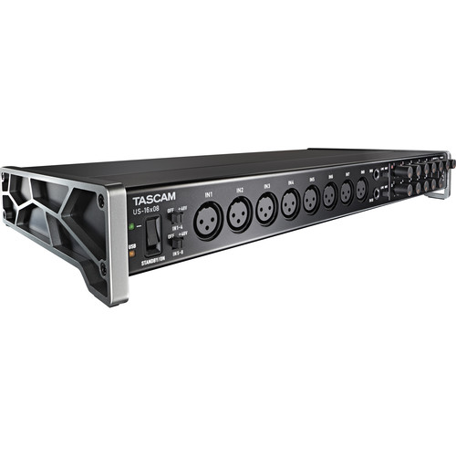 16-in/8-out USB 2.0 Audio Interface with 8 Microphone Preamplifiers, All-analog I/O, and Onboard DSP