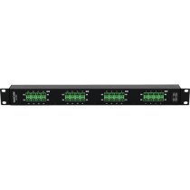 Rackmount 32-Channel DB25 to Euroblock I/O Adapter