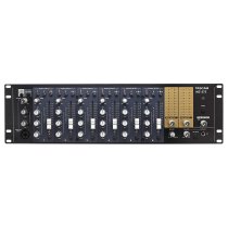 7 Channel Rackmount Zone Mixer With Voice Priority