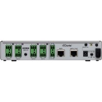 4-Channel Mic/Line Input Dante Converter with Built-In DSP Mixer