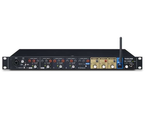 Compact Multi-zone Audio Mixer With Bluetooth