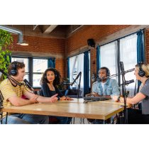Podcast Mixer, Recorder, and USB Audio Interface