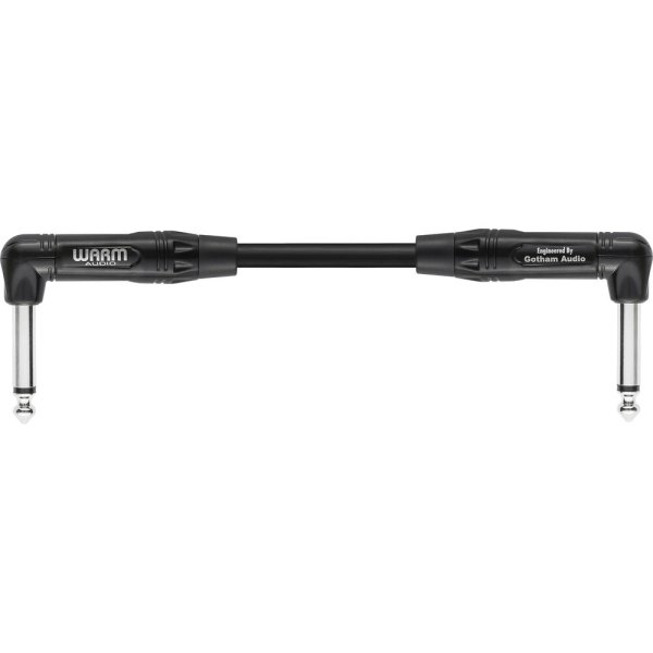 6" Pro Silver Cable Right Angle to Right Angle Instrument