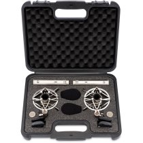 WA-84 Stereo Microphone Pair with Omni & Cardioid Capsules, Nickel