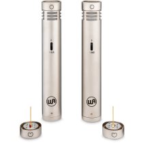 WA-84 Stereo Microphone Pair with Omni & Cardioid Capsules, Nickel