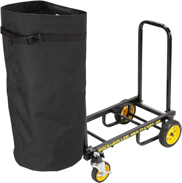 Handle Bag with Rigid Bottom for R2 Multi-Cart, Black