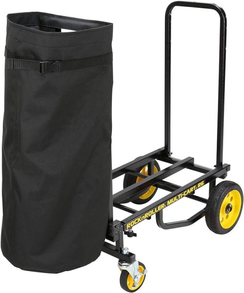 Handle Bag with Rigid Bottom for R6 Multi-Cart, Black