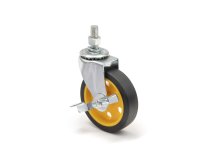 4x1″ Caster Wheel with Brake for R2 and R6 Carts (2-Pack)