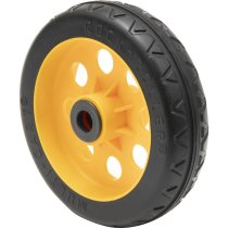 MultiCart R-Trac Symmetrical Wheel for R12 Caster (8 x 2″, Yellow Hub, 2-Pack)