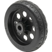 MultiCart R-Trac Symmetrical Wheel for R12 Caster (8 x 2″, Black Hub, 2-Pack)