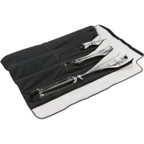 MultiCart StandWrap 4-Pocket Roll Up Accessory Bag (Black, Small)