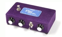 Foxy Tone Box Pedal For Fuzz Distortion + 9V Adapter, Limited Edition Purple