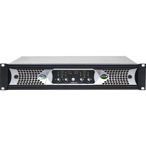 nX Series NX8004 4-Channel 800W Power Amplifier with Programmable Outputs