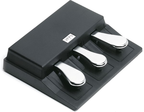 Piano Style Triple Sustain Pedal (Closed Contact)