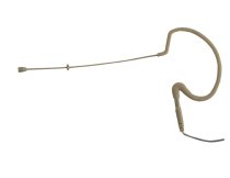 Headworn Single Earset Omnidirectional Microphone With Shure Connector, Tan