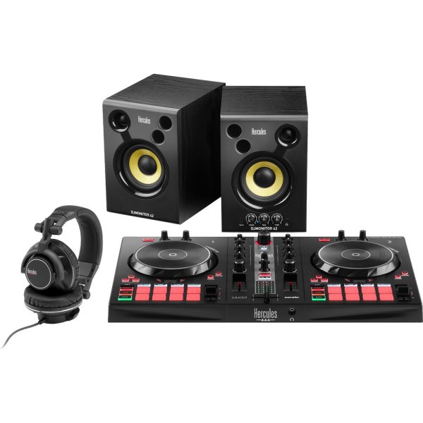 DJ Essential Kit with DJControl Inpulse 300 Controller, Monitors & Headphones