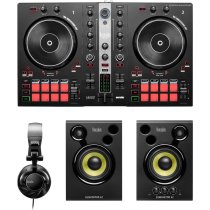 DJ Essential Kit with DJControl Inpulse 300 Controller, Monitors & Headphones