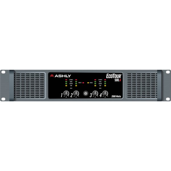 High-Efficiency 4-Channel 2000W Touring Amplifier