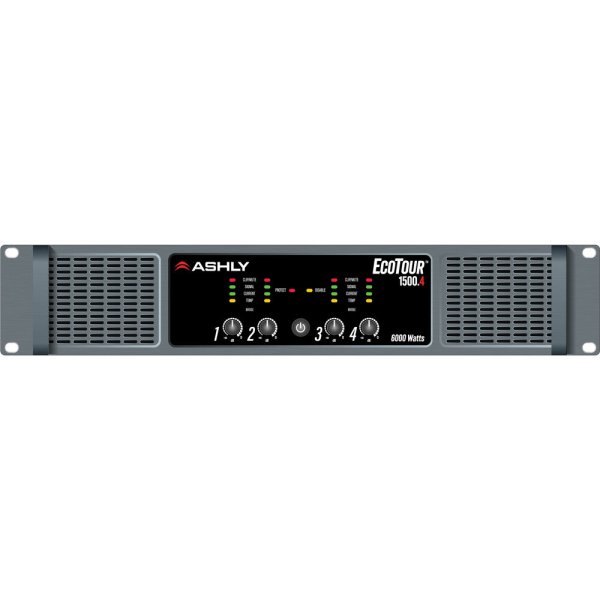 High-Efficiency 4-Channel 6000W Touring Amplifier