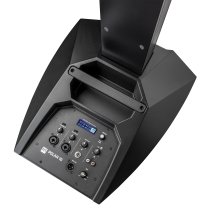 Bluetooth Enabled 2000W 10" Active Column Speaker System with Subwoofer 126 dB, Black